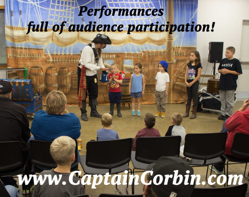 Interactive pirate themed magic shows - Corbin's Pirate Magic Shows Blog
