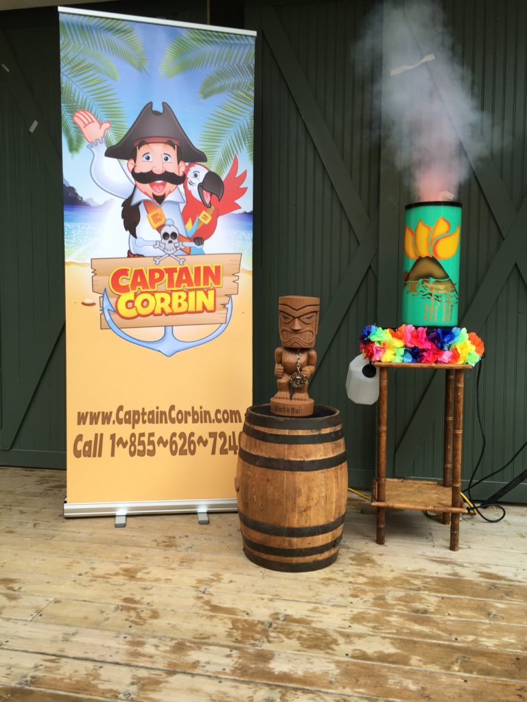 Pirate magician performs Tiki show - Corbin's Pirate Magic Shows Blog